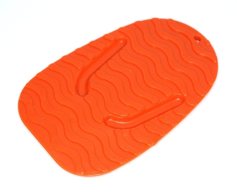 JSP Manufacturing Orange 2 Pack Motorcycle Kickstand Plates | Kick Stand Plate Pad Base For Motorcycle motor Dirt Bike Perfect for parking on hot asphalt and soft surfaces Multicolor - Image 4